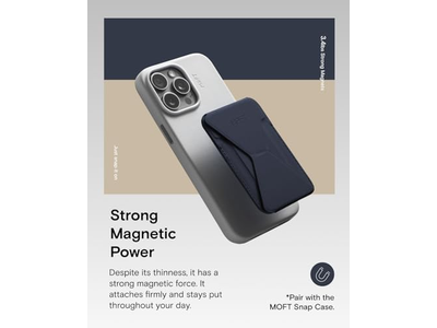 Magnetisk tegnebog står med vinkeljustering og MagSafe -kompatibilitet