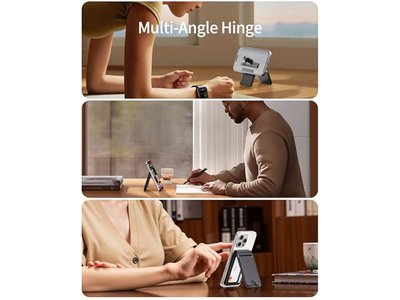 Magnetisk tegnebog med RFID blokerer 5 kortholder og justerbar stativ