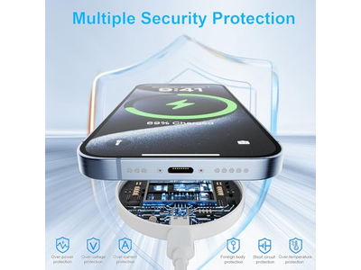 Magnetisk trådløs oplader Hurtig opladningspude