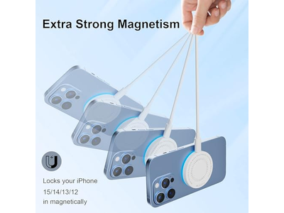 Magnetisk trådløs oplader Hurtig opladningspude