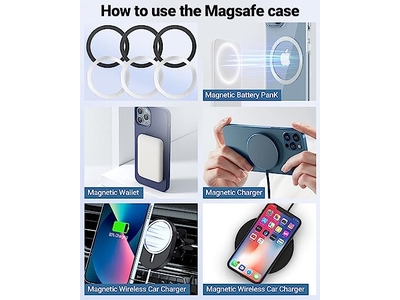 Magnetisk trådløs opladning af magsafe klistermærke