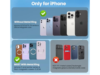 Magnetisk trådløs cup -telefonholder