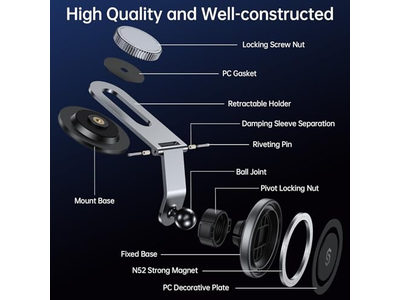 Magsafe bilmontering til universal instrumentbræt