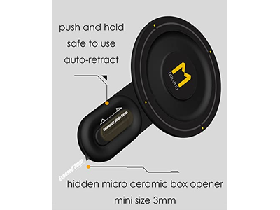 MagSafe Stand Grip - Fjernelig 360 -graders justerbar telefon Kickstand - Sort