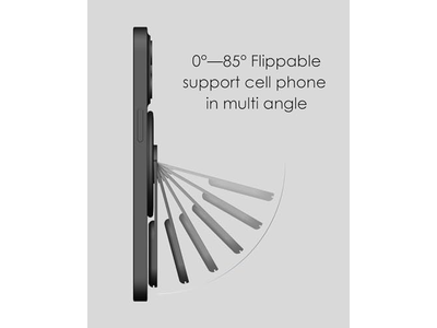 MagSafe Stand Grip - Fjernelig 360 -graders justerbar telefon Kickstand - Sort