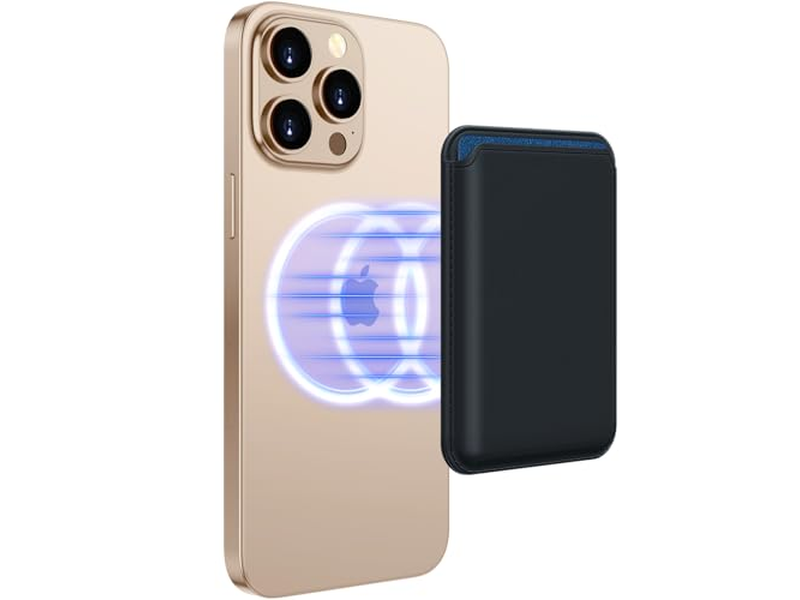 MagSafe Wallet 3 Card Holder RFID Blokerende slank magnetisk tegnebog - B