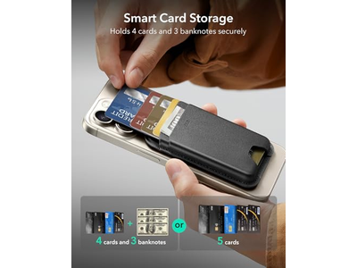 Magsafe tegnebog 5-kortholder magnetisk tegnebog