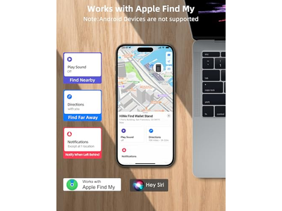 MagSafe tegnebog står med Find mine anti-mistede 9-kortholder RFID-blokken