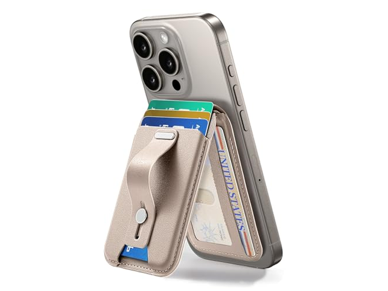 Magsafe tegnebog med 5 kortholder justerbar stativ RFID-blokering