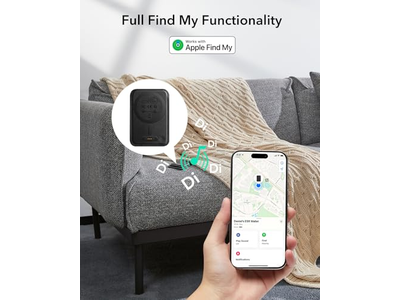 Magsafe tegnebog med find min funktionalitet