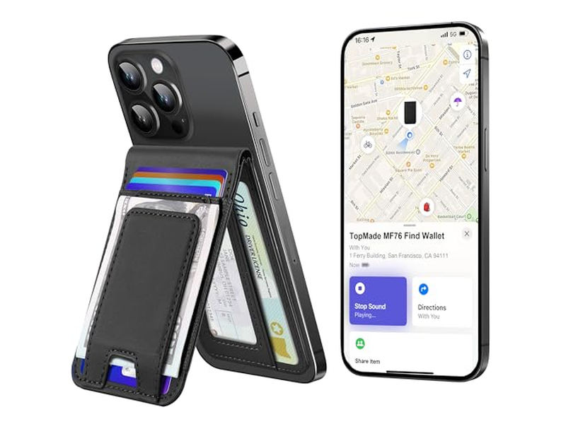 MagSafe Wallet With Money Clip Works med Find min 8 kortholder bla