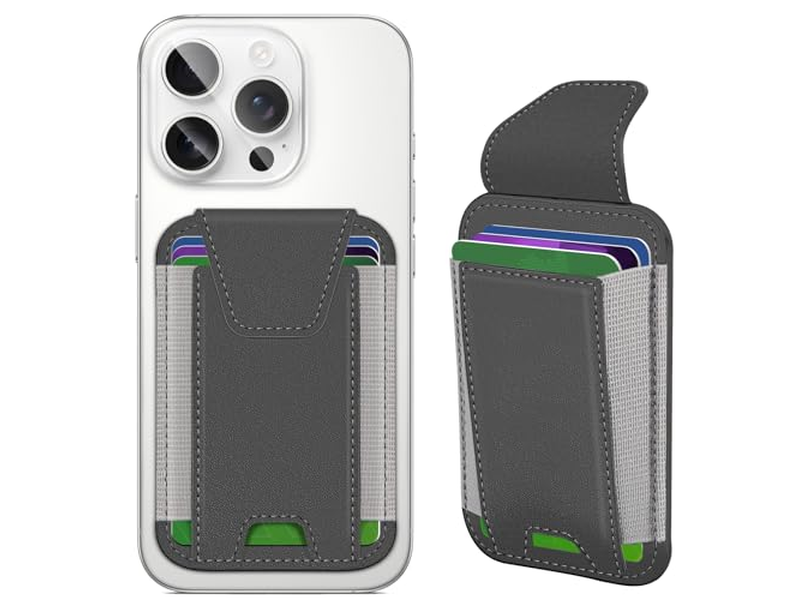 Magsafe tegnebog med privatlivsklap Magnetisk kortholder RFID -blokering