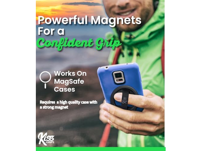 Telefongreb med loop og kickstand - Magnetisk 360degree spin -stativ