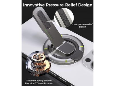 Telefongreb med magnetisk ring og 360 graders rotation til alle telefoner