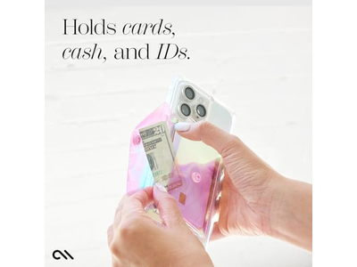 Slim Magnetic Wallet -Card Holder til iPhone - holder op til 5 kort