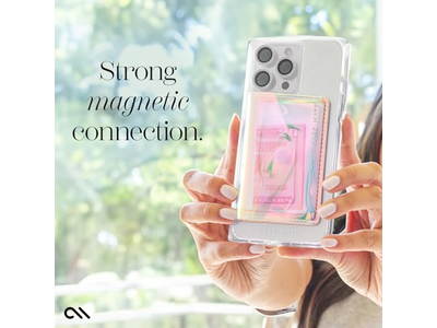 Slim Magnetic Wallet -Card Holder til iPhone - holder op til 5 kort