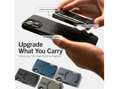 Slim minimalistisk kompakt tegnebog og kortholder RFID beskyttet med C