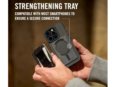 Slim minimalistisk kompakt tegnebog og kortholder RFID beskyttet med C