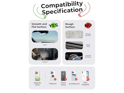 Sugning cup telefonmontering, vakuummagnetisk telefonholder