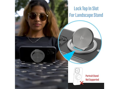 Ultra tyndt greb til magsafe- Den ene hånd pop-stativ aftagelig for Chargi